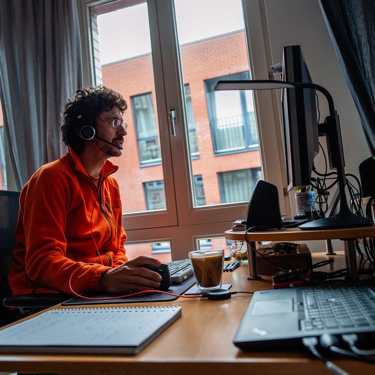 Lavoratore in smart working&nbsp;