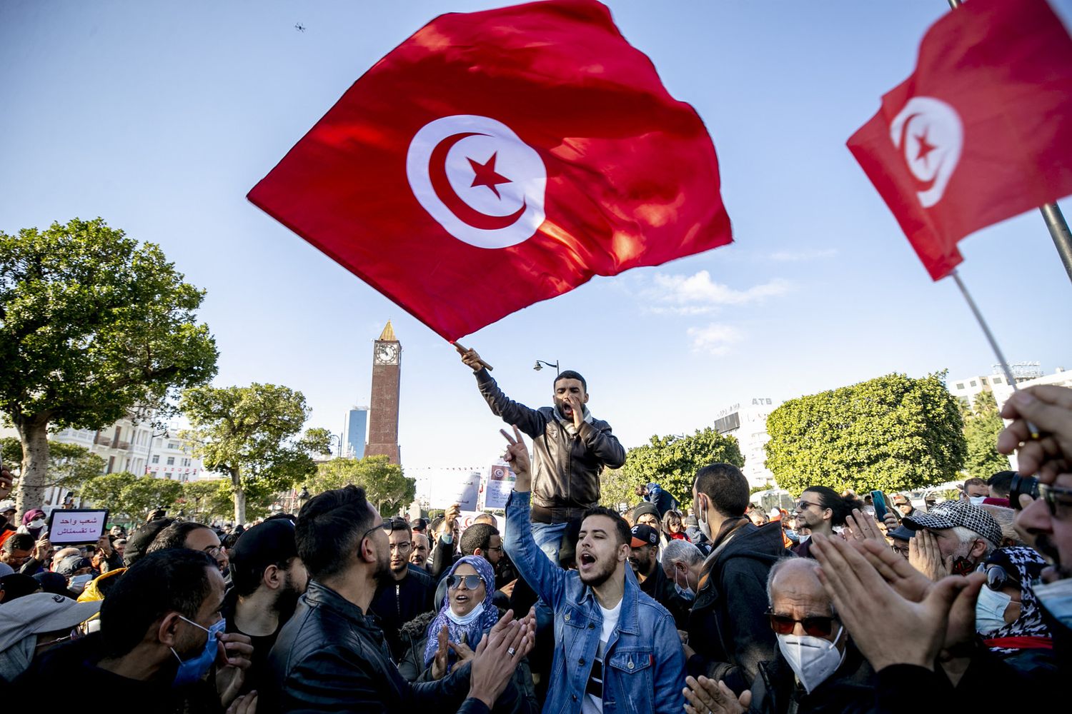 Anniversario rivoluzione popolare in Tunisia