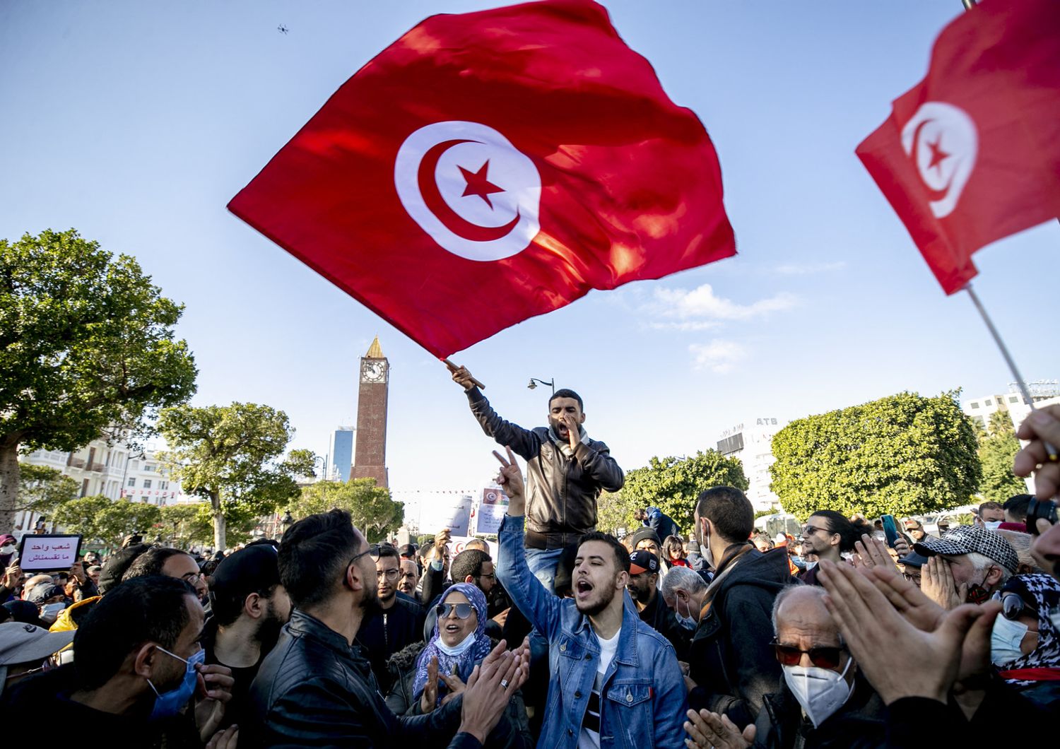 Anniversario rivoluzione popolare in Tunisia