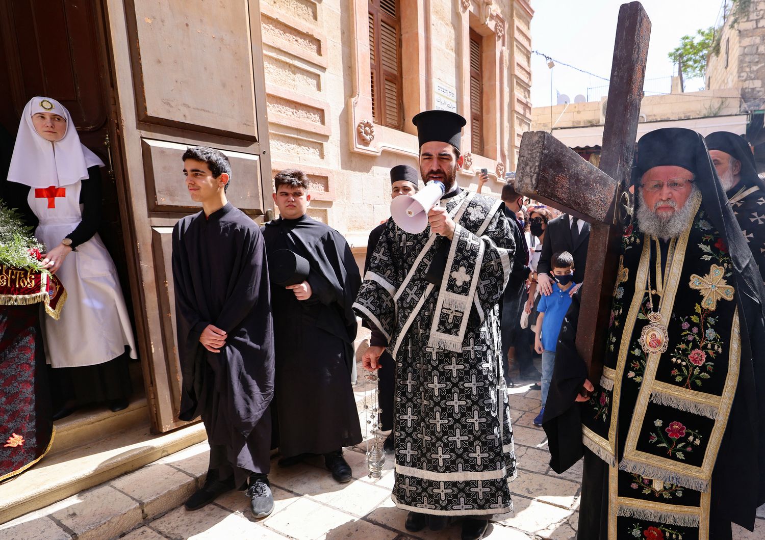 Processione del Venerd&igrave; Santo nella Citt&agrave; Vecchia di Gerusalemme&nbsp;