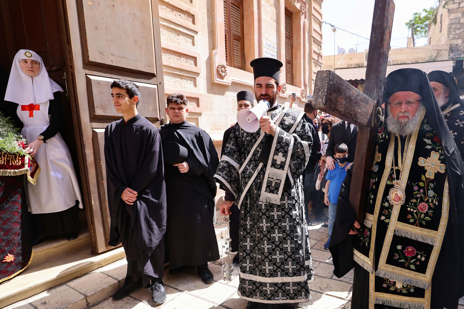 Processione del Venerd&igrave; Santo nella Citt&agrave; Vecchia di Gerusalemme&nbsp;