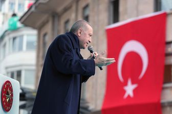 Il presidente della Turchia Recep Tayyip Erdogan