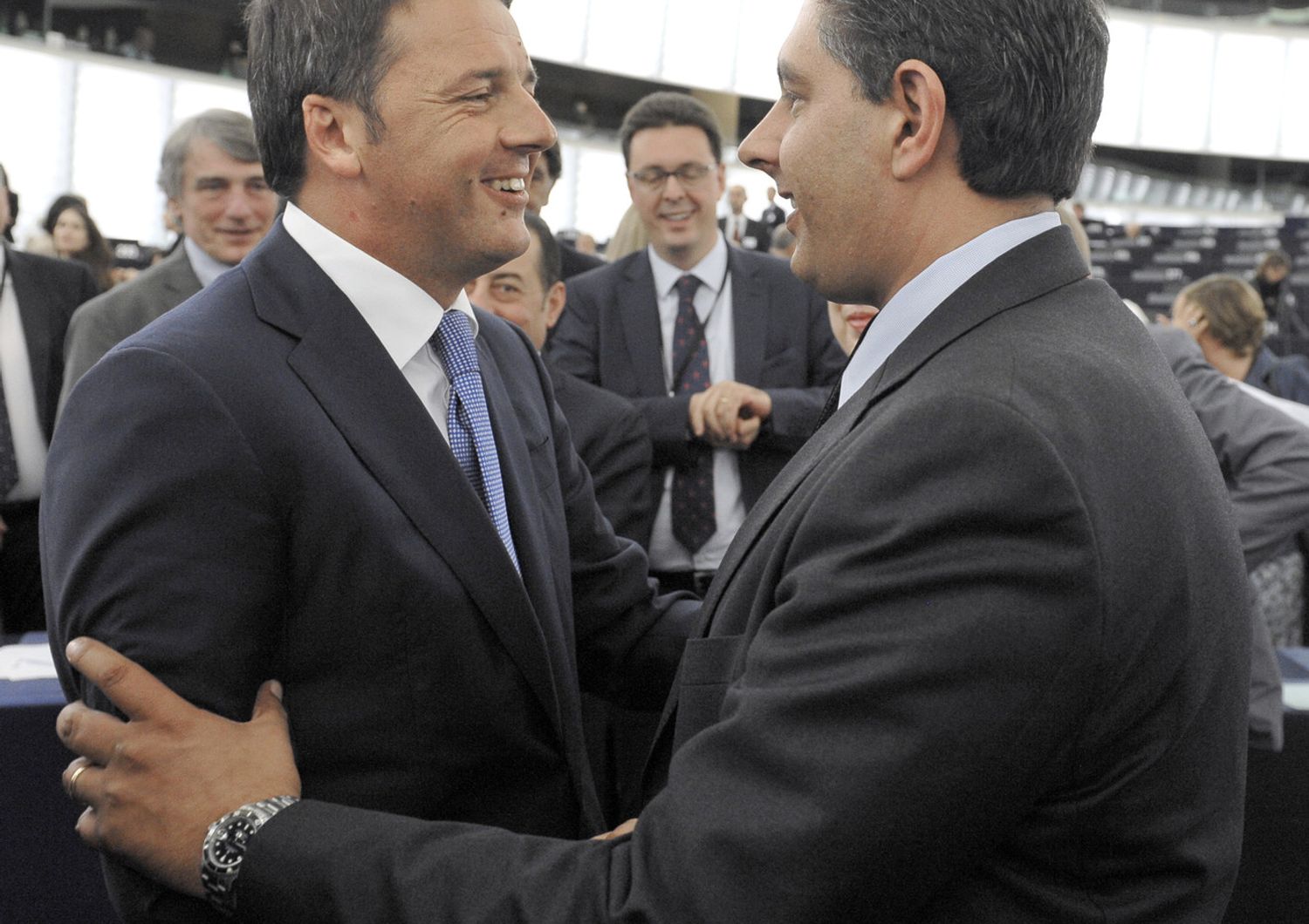 Matteo Renzi e Giovanni Toti&nbsp;