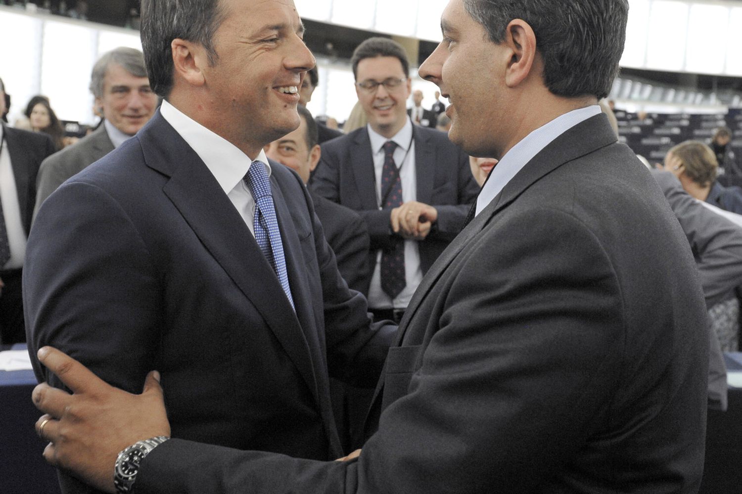 Matteo Renzi e Giovanni Toti&nbsp;
