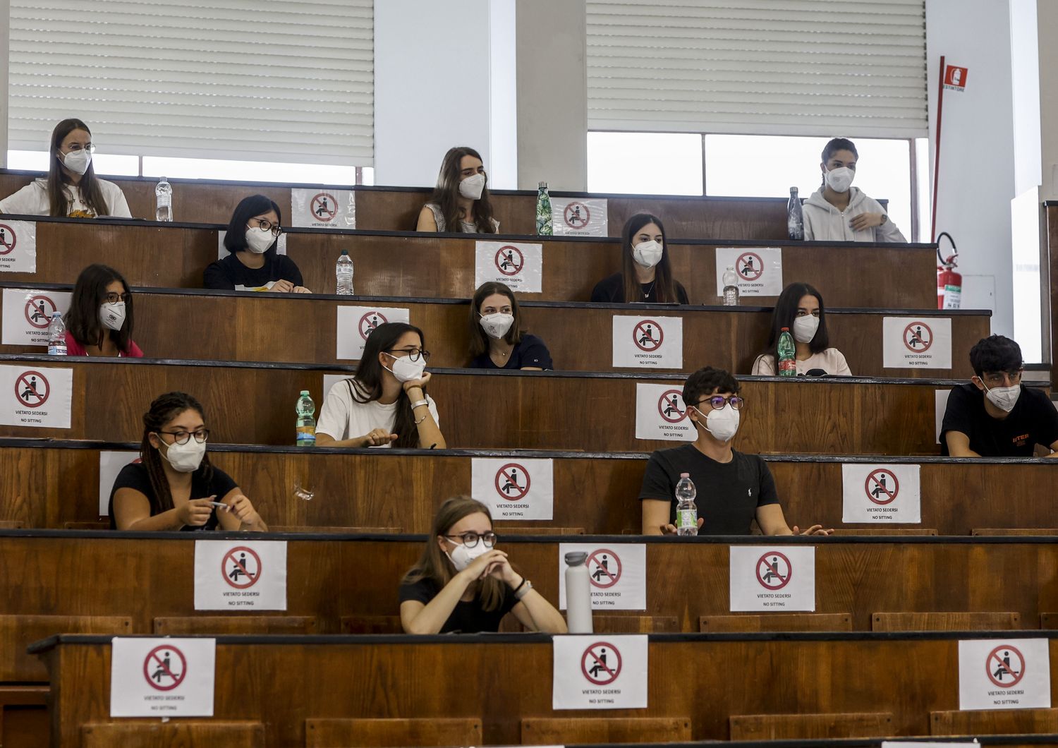 Distanziamento sociale all'Universit&agrave;