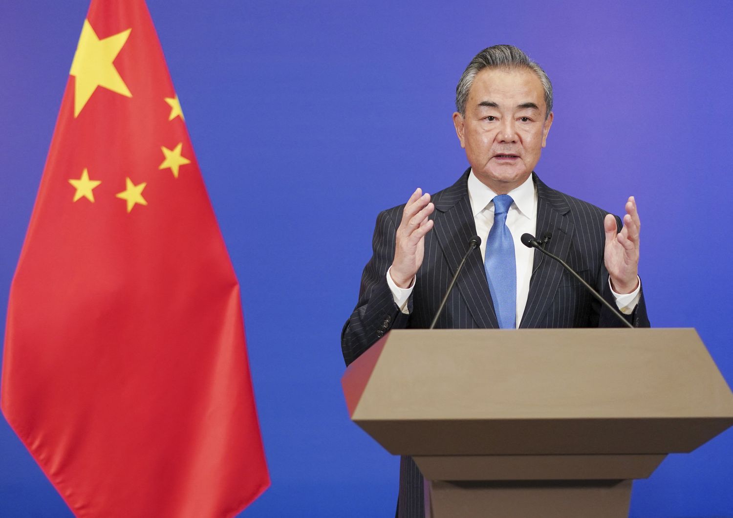 Il ministro degli esteri cinese Wang Yi&nbsp;