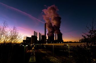 Una centrale a carbone