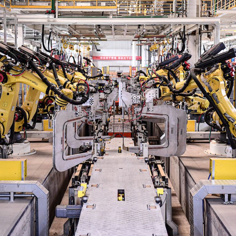 Robot impiegati nell'industria