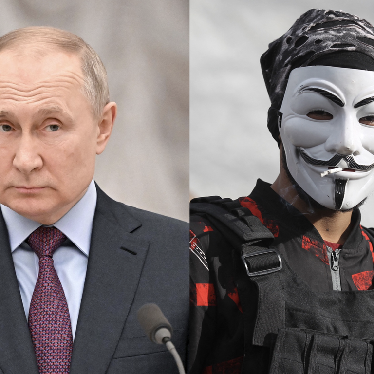 Putin, Anonymous musk