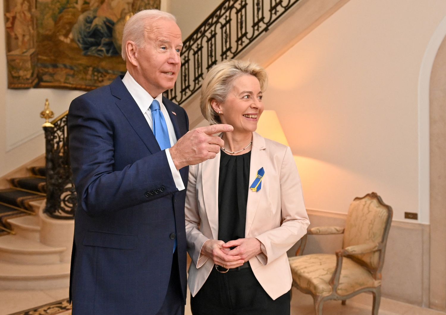 Joe Biden e Ursula von der Leyen