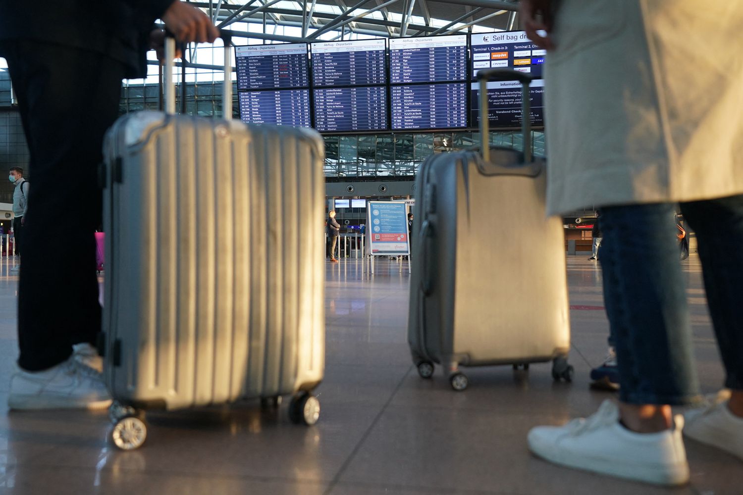 Passeggeri in partenza