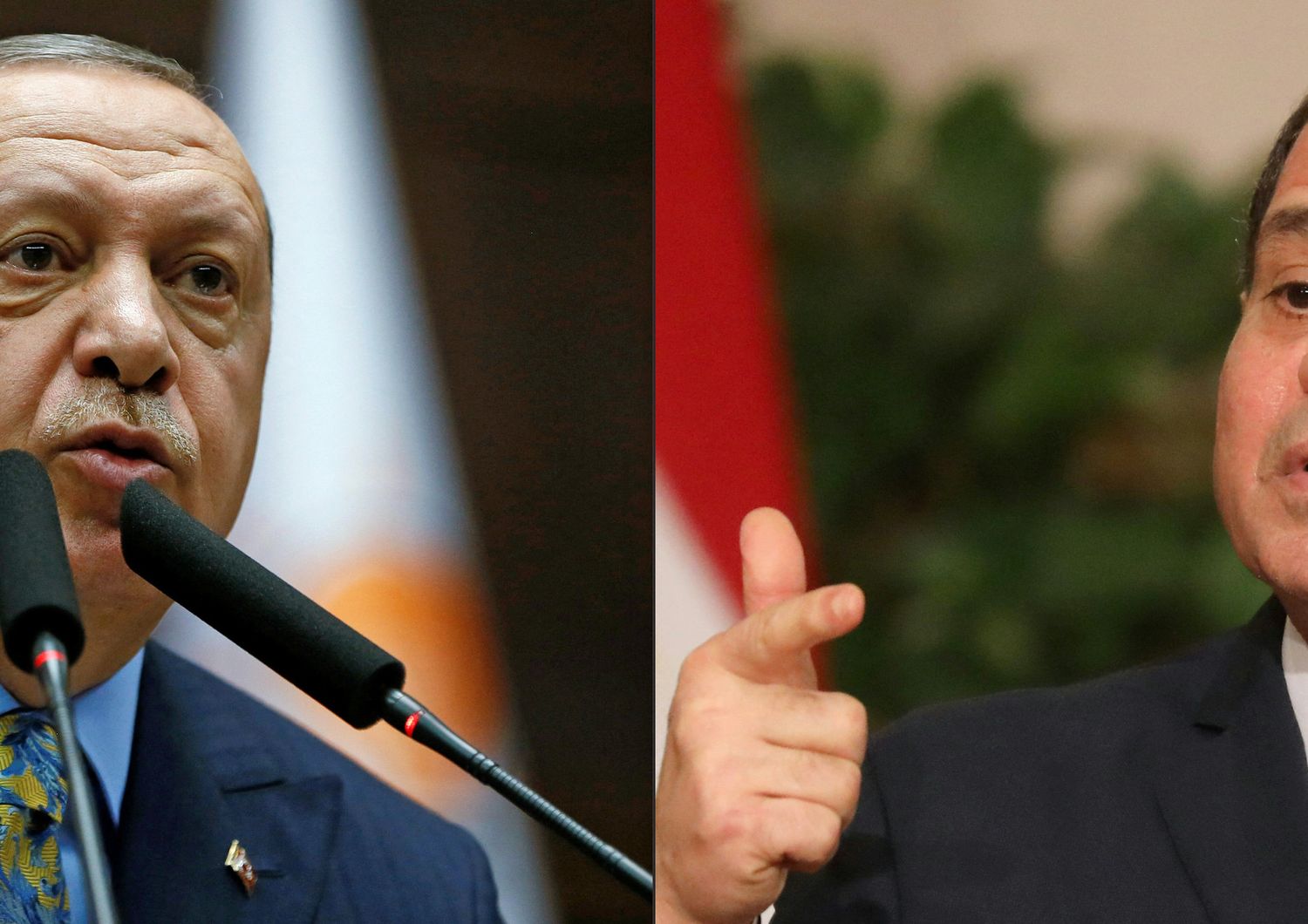 Erdogan e Al Sisi