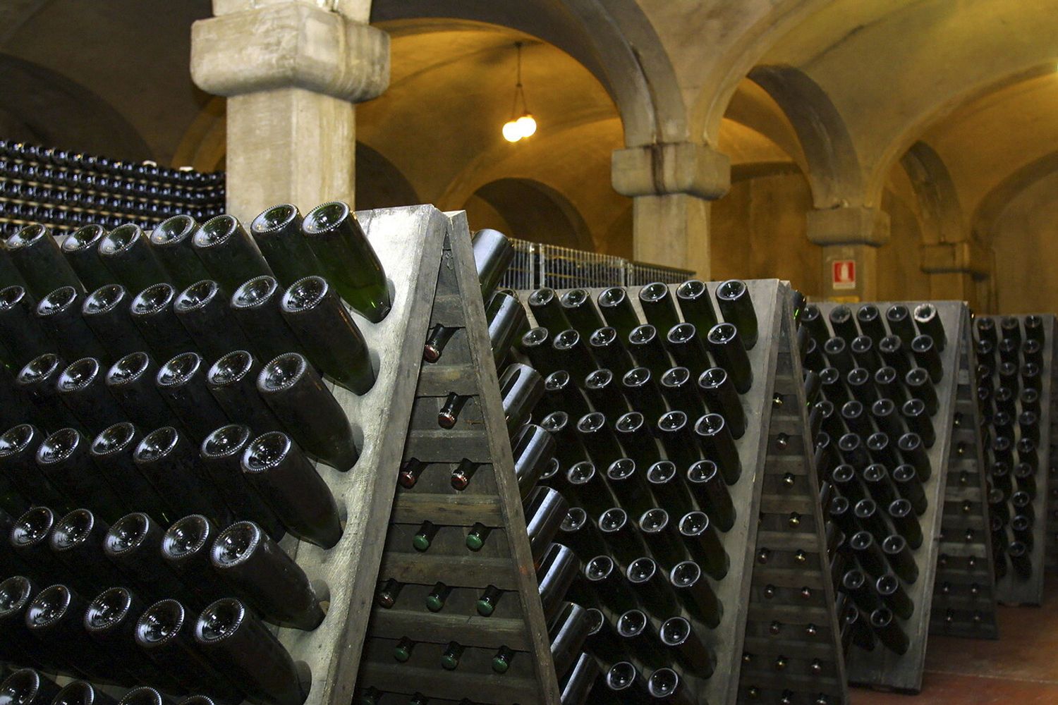 Una cantina di prosecco Franciacorta