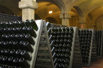Una cantina di prosecco Franciacorta