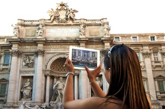 Turisti a Roma