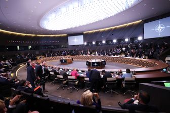 La riunione Nato a Bruxelles, aprile 2022