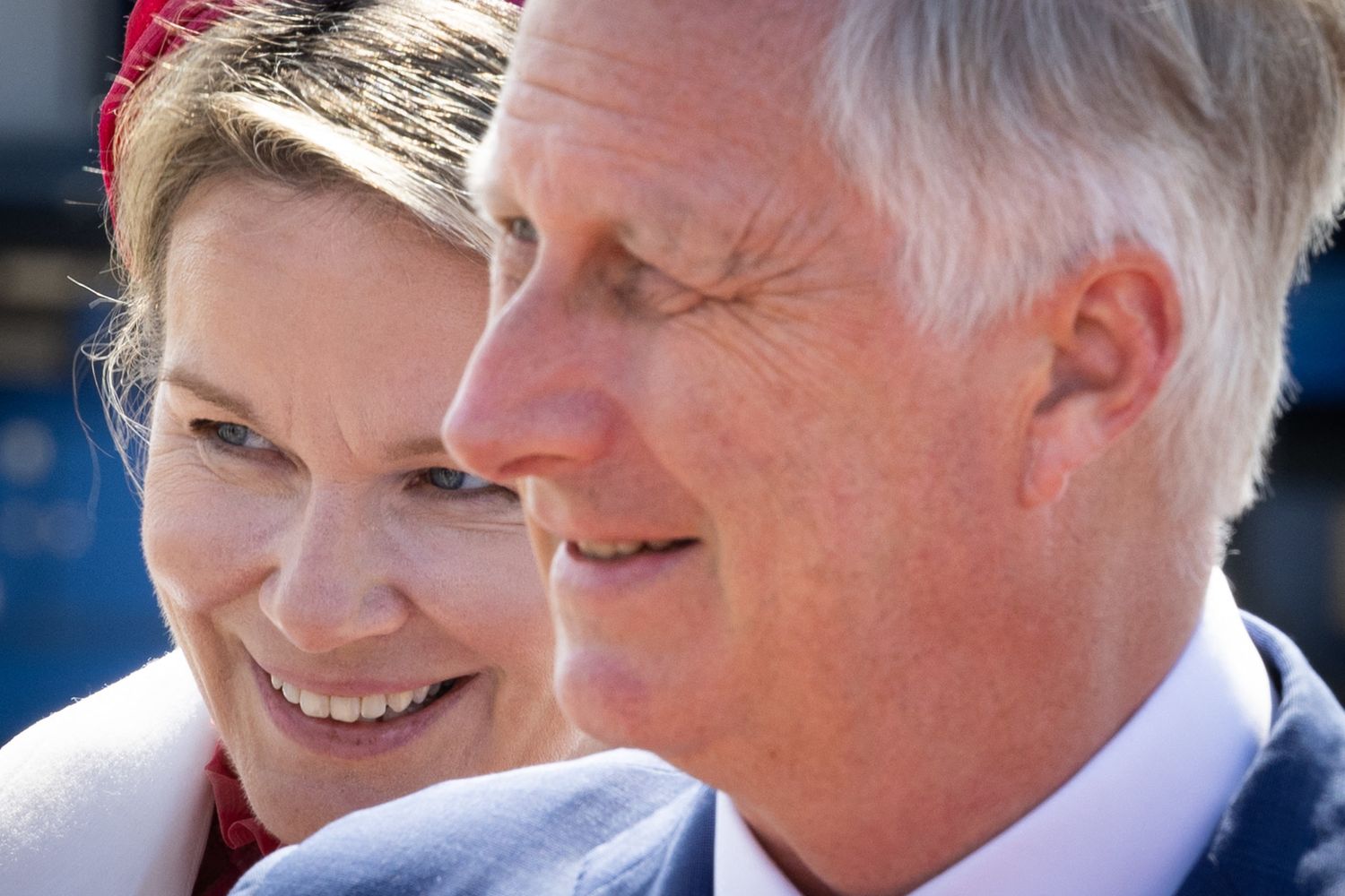 Il re Filippo di Belgio e sua moglie, la regina Matilde