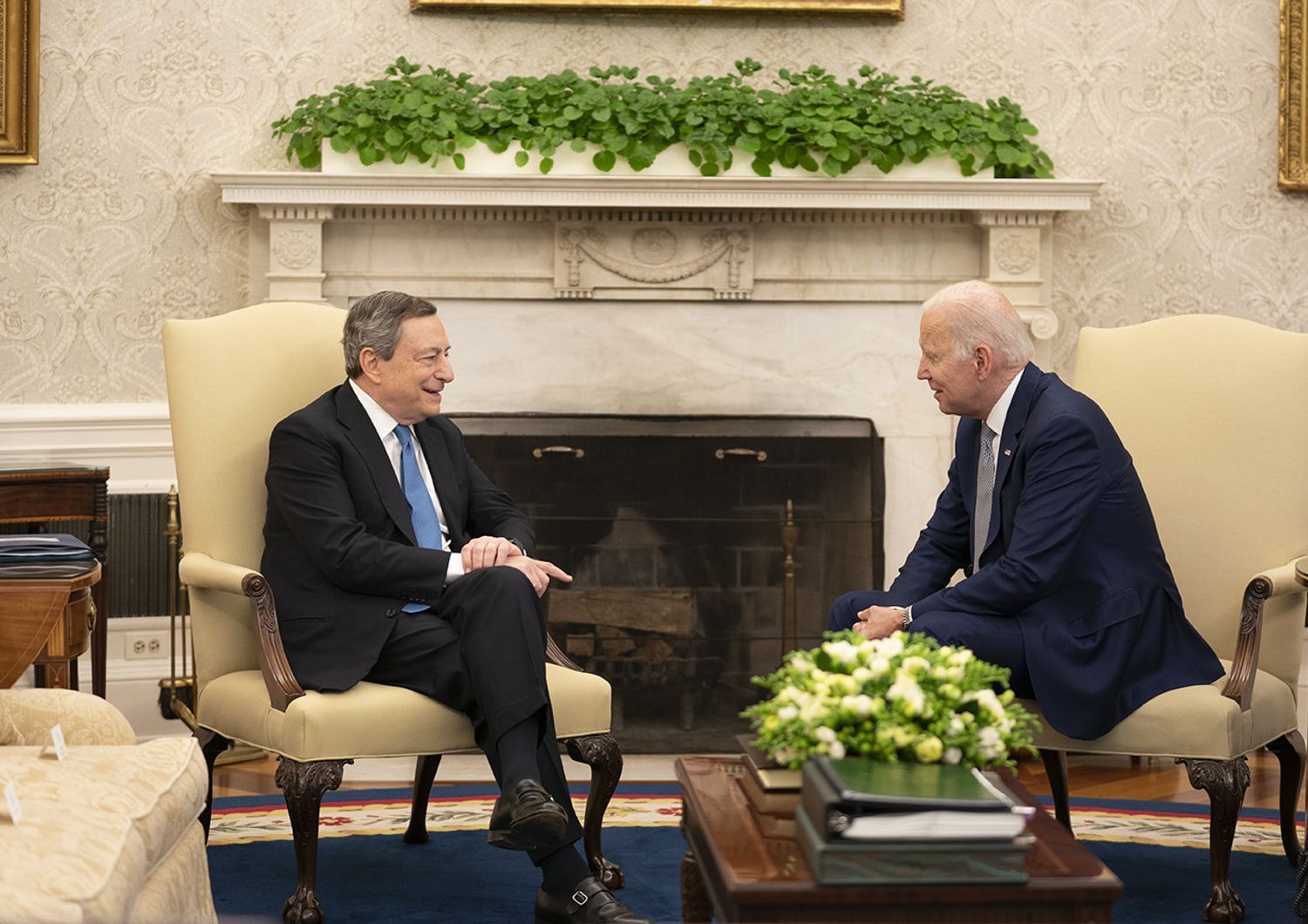 Il Presidente del Consiglio, Mario Draghi, incontra il Presidente degli Stati Uniti d&rsquo;America, Joe Biden&nbsp;