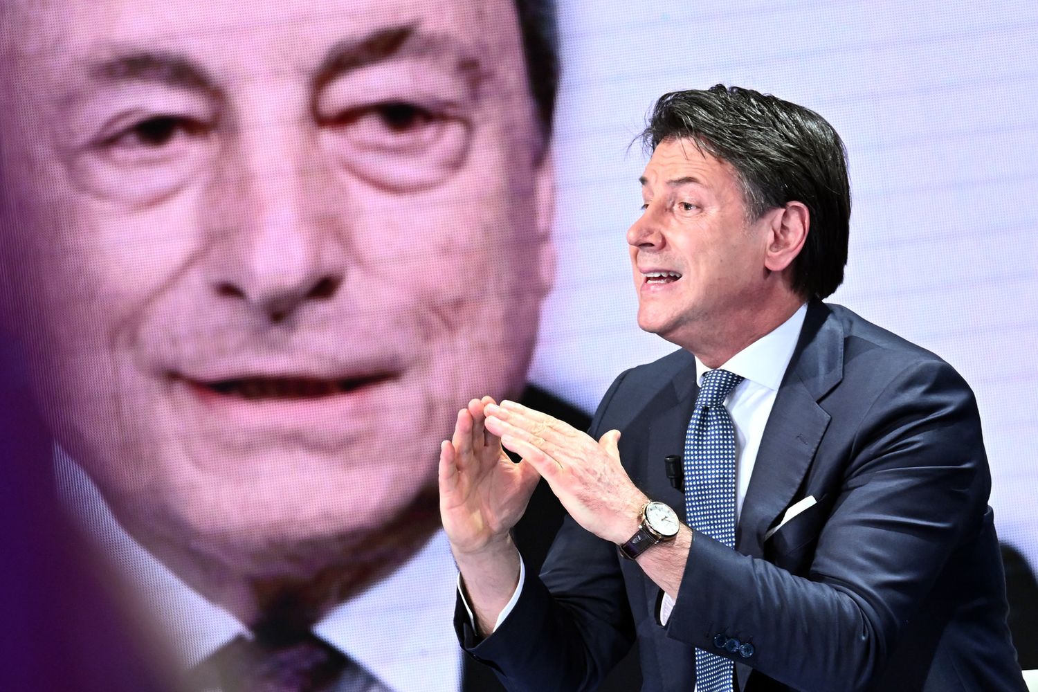 Mario Draghi, Giuseppe Conte