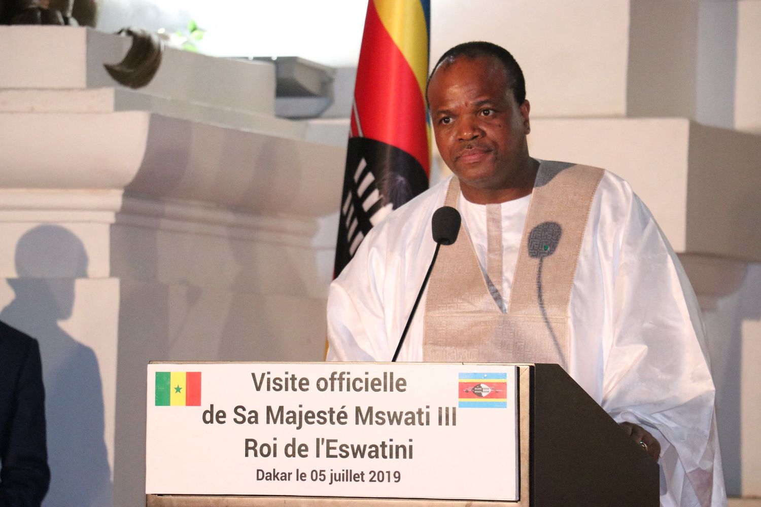 Il re di Eswatini, Mswati III