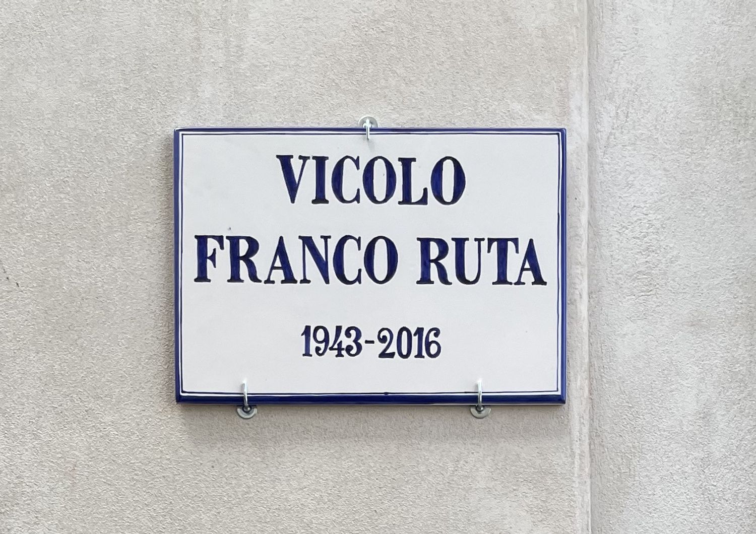 Vicolo Franco Ruta a Modica