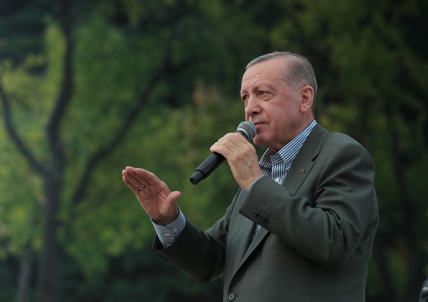 il presidente turco, Erdogan