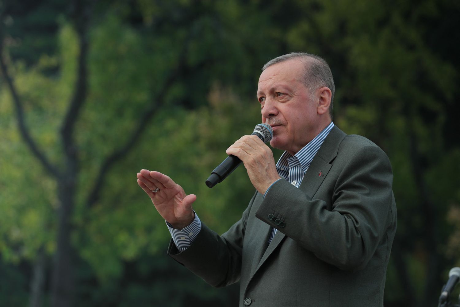 il presidente turco, Erdogan