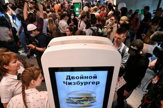 L'inaugurazione del nuovo fast food a Mosca&nbsp;
