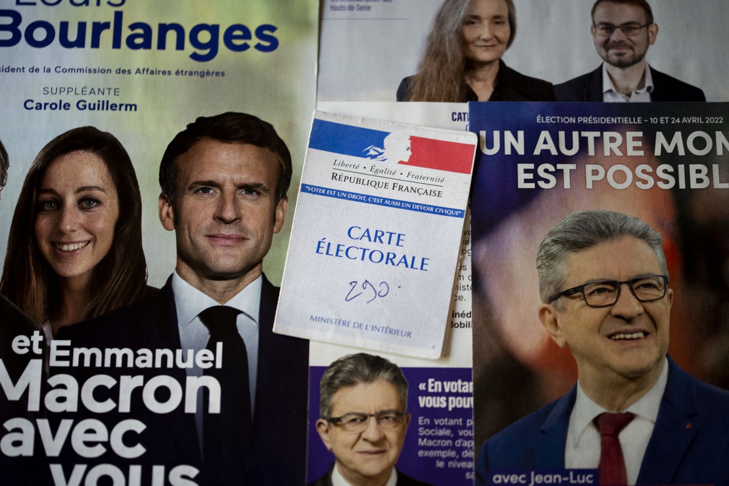 Manifesti elettorali francesi&nbsp;