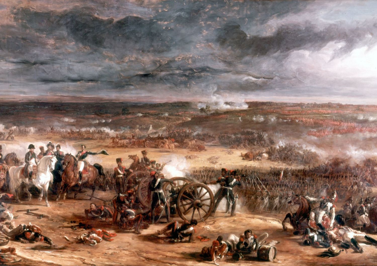 Sir William Allan (1782-1850), La battaglia di Waterloo (18 giugno 1815), olio su tela&nbsp;