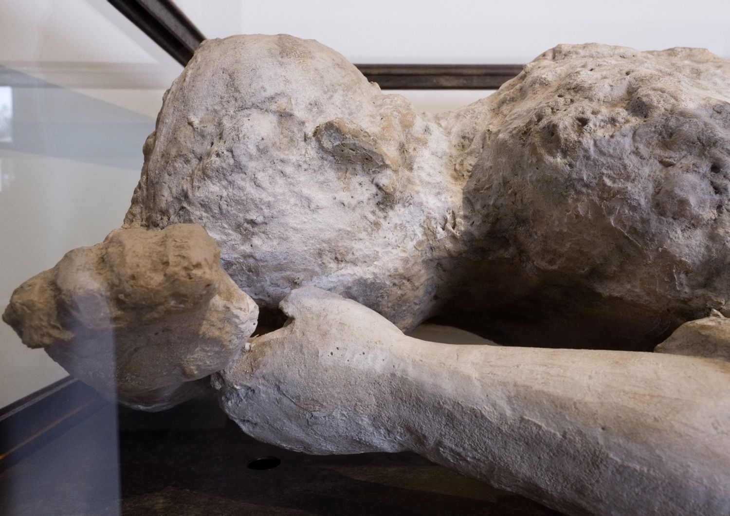 Pompei, resti di un uomo travolto dalla lava