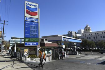 I prezzi della benzina a Los Angeles (dollari al gallone)