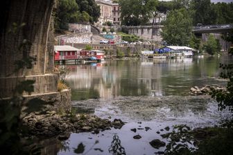 La siccit&agrave; e il fiume Tevere a Roma&nbsp;