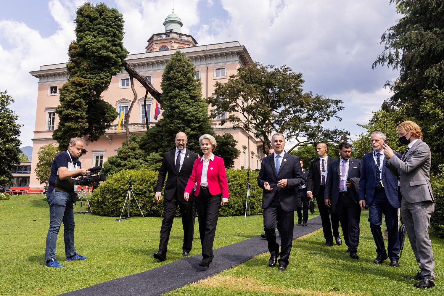 La Conferenza di LUgano con la partecipazione della presidente della Commissione Europea Ursula von der Leyen&nbsp;