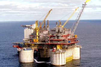 Piattaforma per l'estrazione del petrolio nel Mare del Nord&nbsp;