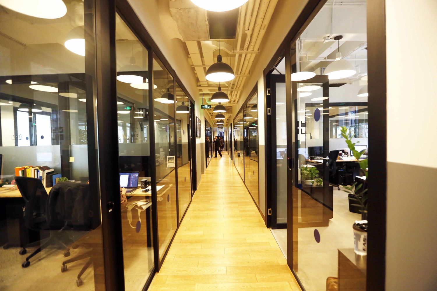 La sede di Shanghai di WeWork