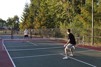 Una partita di Pickleball