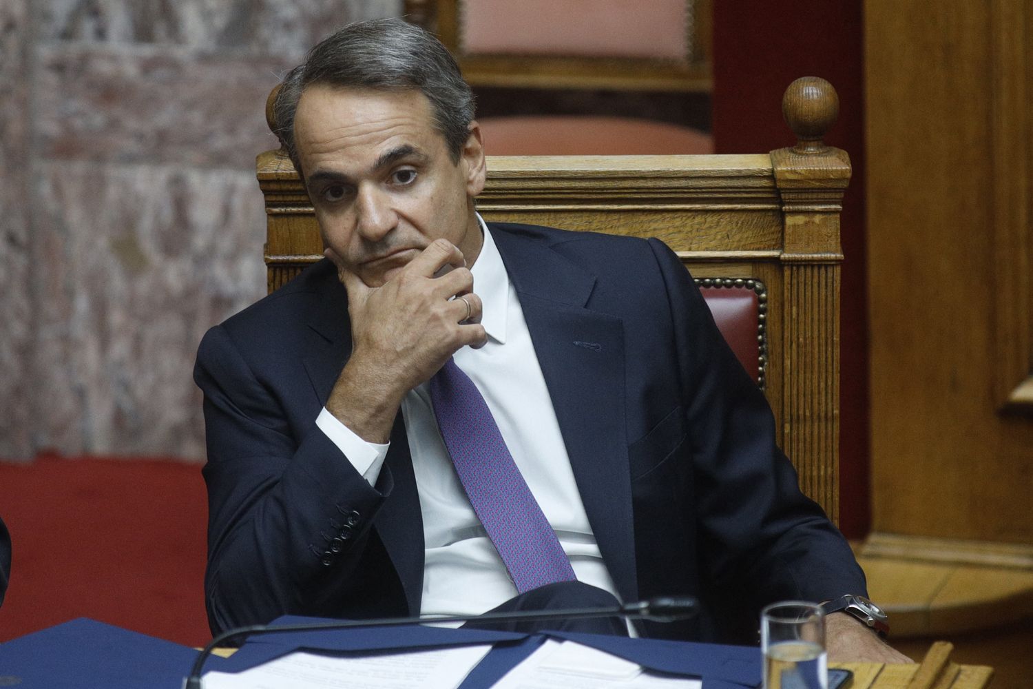 Il premier greco, Mitsotakis&nbsp;