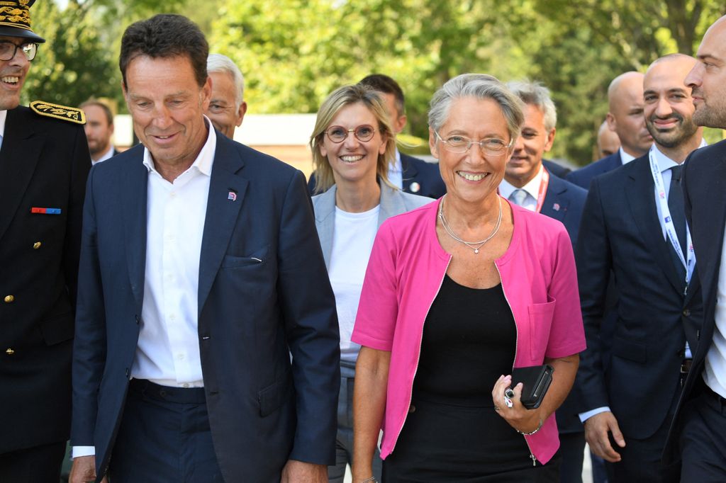 Elisabeth&nbsp;Borne e Geoffroy Roux de B&eacute;zieux