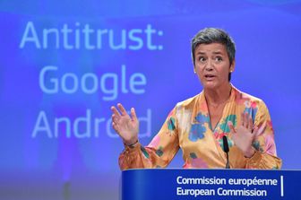 Commissario europeo per la Concorrenza Margrethe Vestager &nbsp;