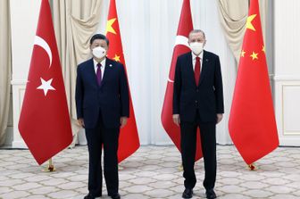 Xi Jinping&nbsp;e&nbsp;Recep Tayyip&nbsp;Erdogan