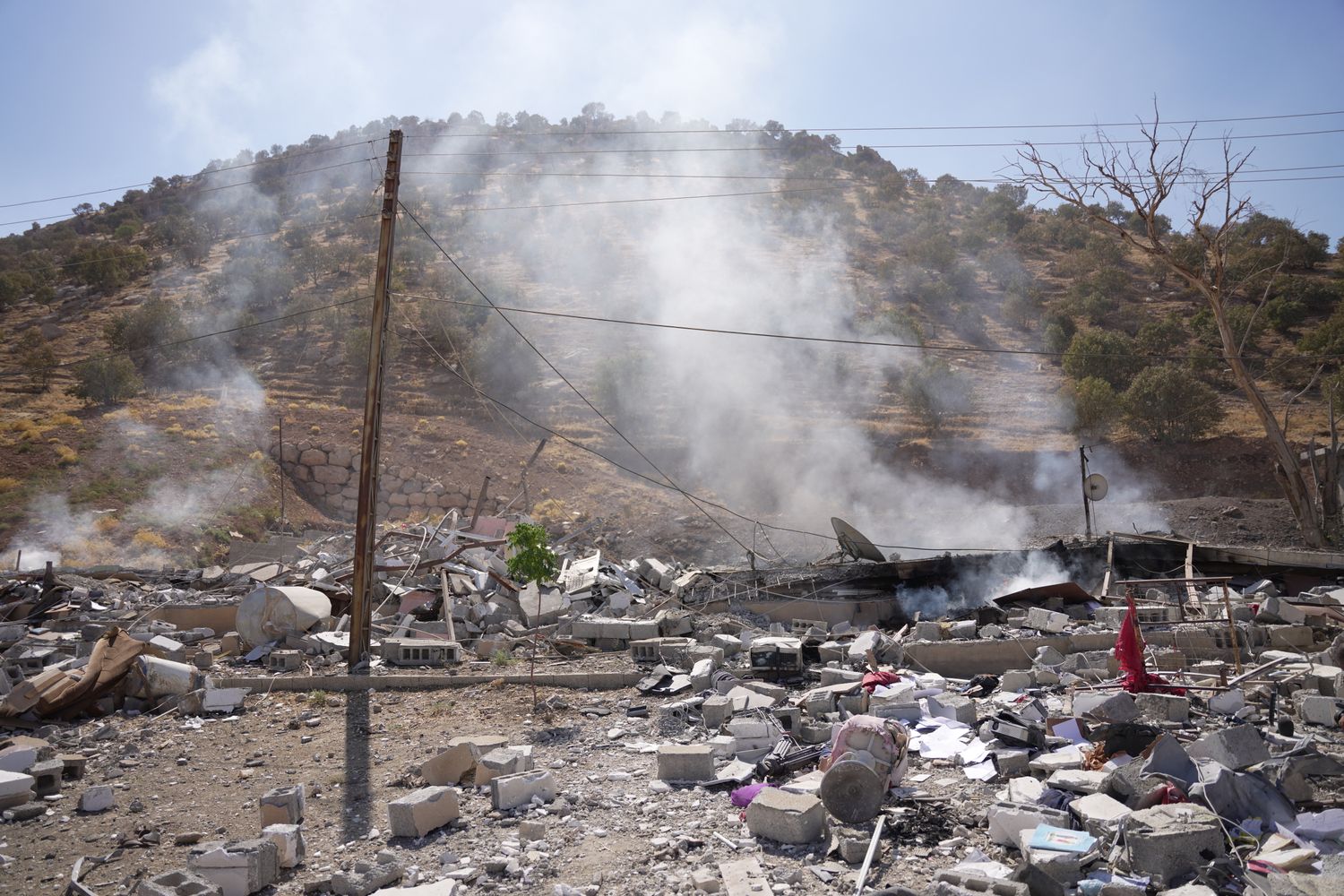 Attacchi contro i ribelli curdi nella regione curda dell'Iraq settentrionale &nbsp;