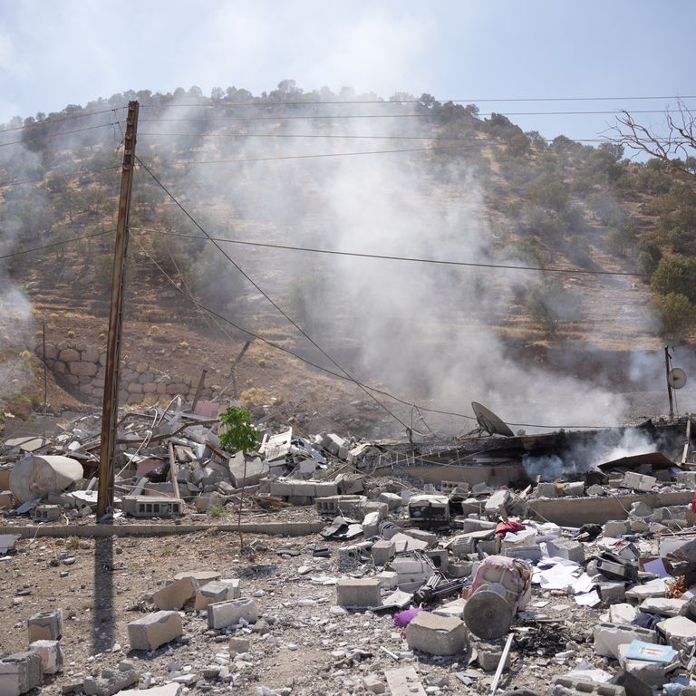 Attacchi contro i ribelli curdi nella regione curda dell'Iraq settentrionale &nbsp;