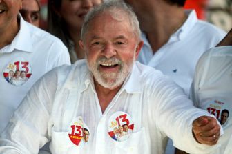 Luiz Inacio Lula da Silva, l'ex presidente del Brasile in corsa per le presidenziali