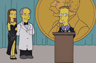 La scena dei Simpson in cui predissero il Nobel per l'Economia