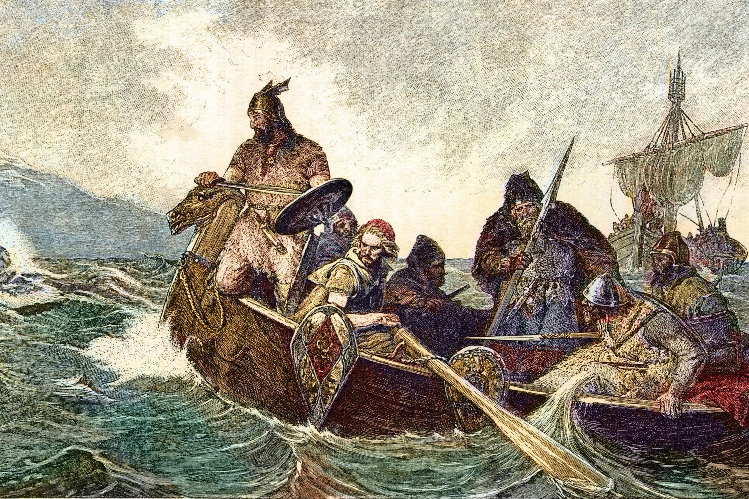 Rappresentazione di vichinghi