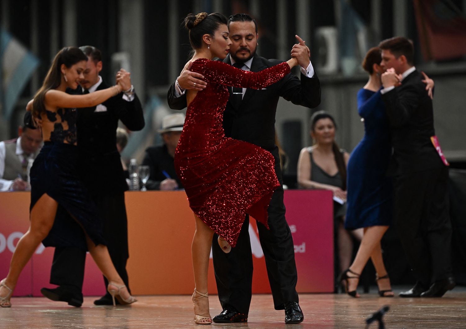 Un campionato di tango a Buenos Aires
