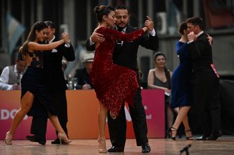 Un campionato di tango a Buenos Aires