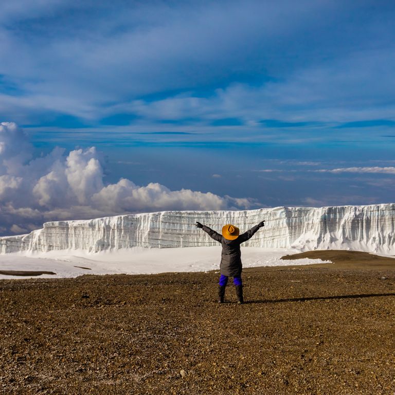 Il ghiacciaio sul Kilimanjaro, Tanzania&nbsp;