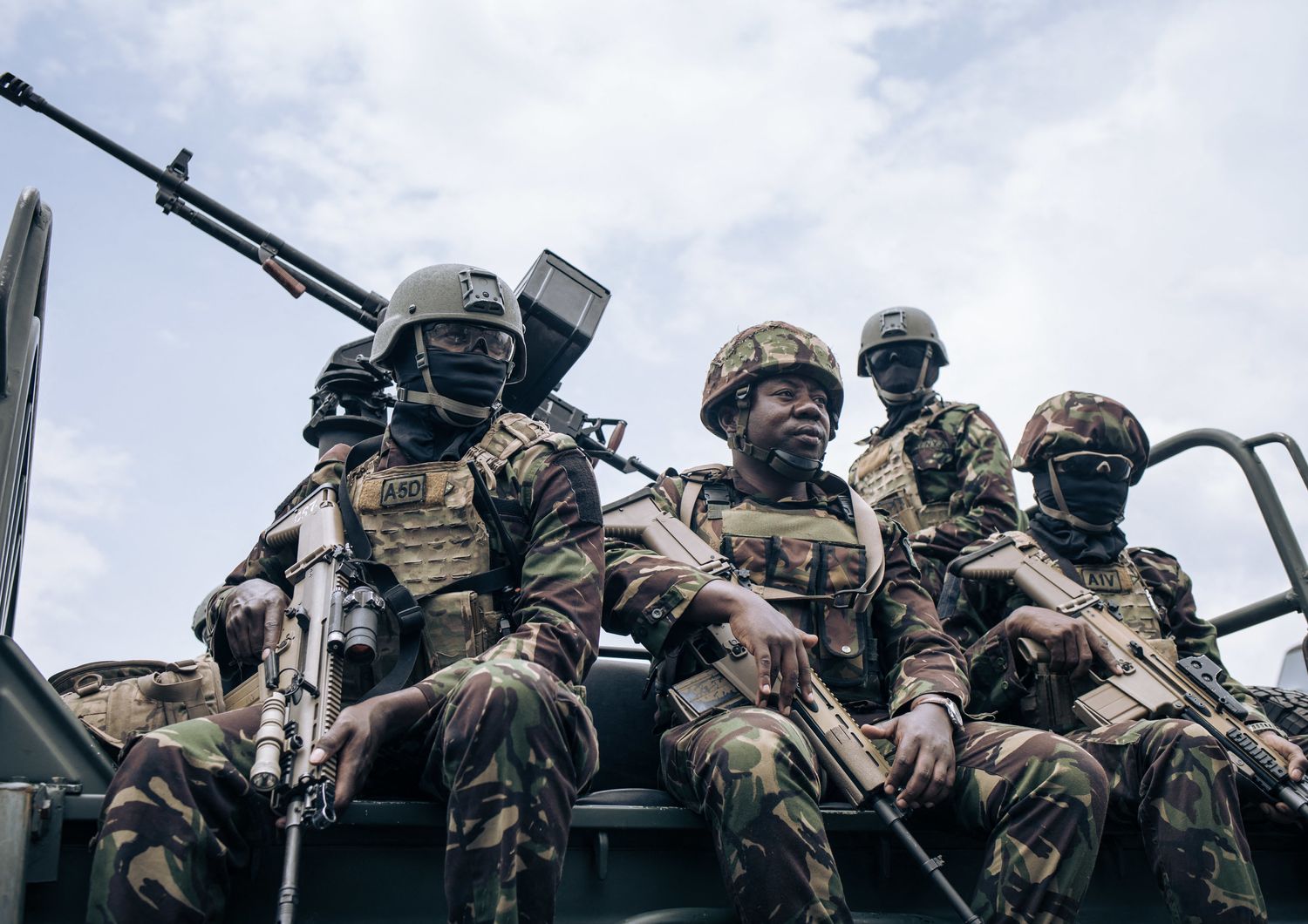 Soldati keniani a Goma